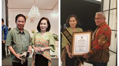 Bukan Kaleng-Kaleng, Bunda Bersinar Kabupaten Belu Frenny Taolin Dapat Penghargaan BNN RI