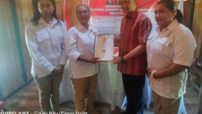 Dokter Agus Taolin Daftar ke Gerindra, Walde Berek Singgung Kemenangan Telak Prabowo Gibran di Belu